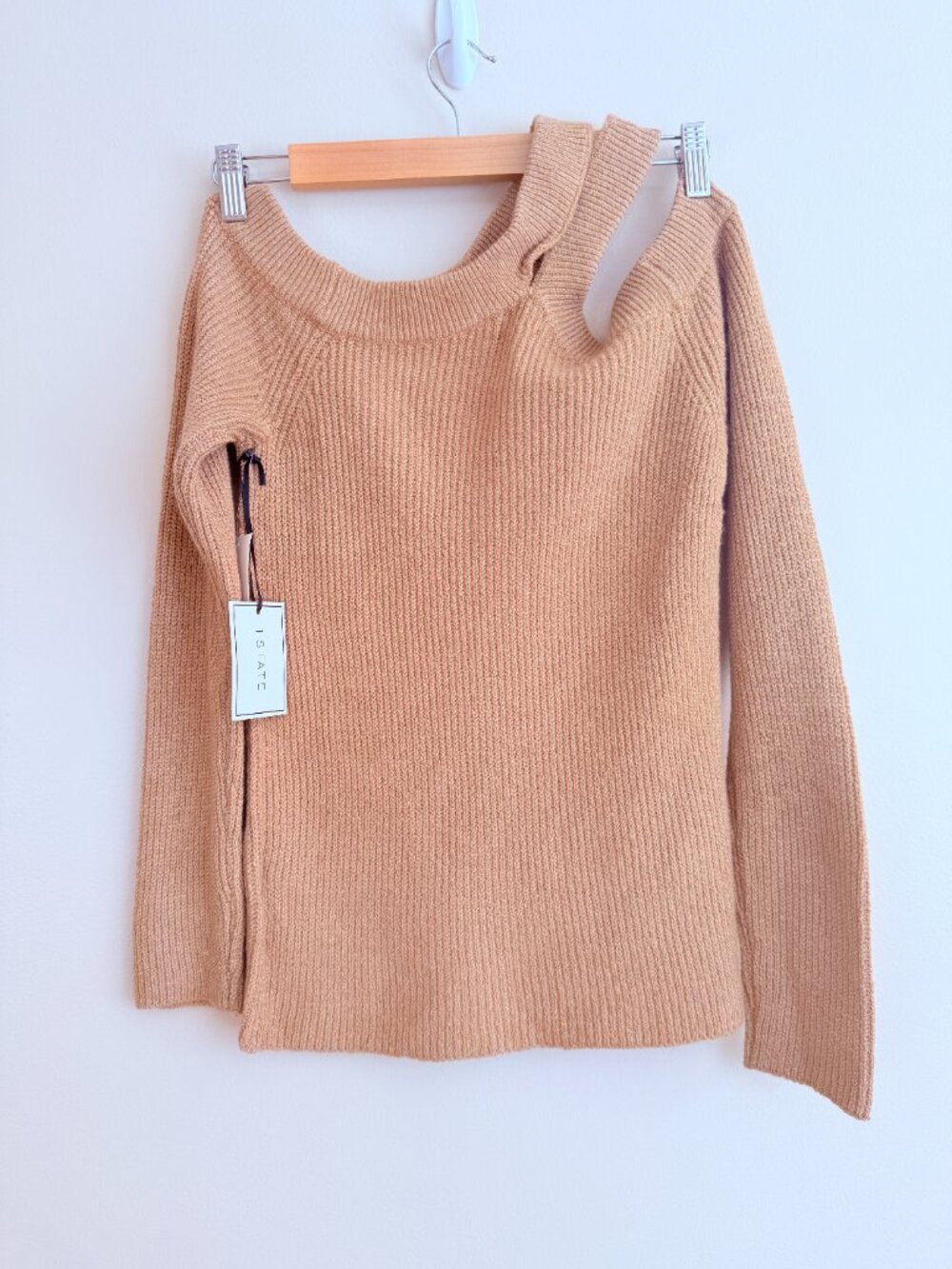 NWT 1.STATE Women’s Cutout Shoulder Knit Sweater Size Small